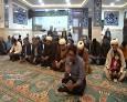 برگزاری مراسم معنوی با حضور عاشقان اهل بیت (ع) در مسجد امام حسین مهاباد