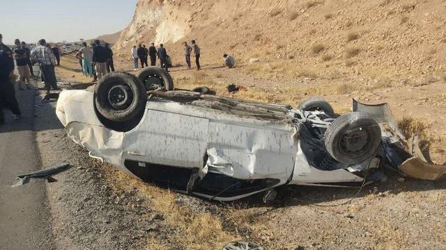 تصادف مرگبار در جاده نهاوند - کرمانشاه / ۵ نفر جان باختند