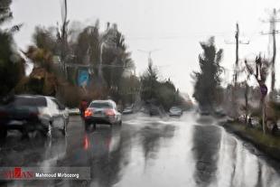 بارش باران در تهران و استان‌های نیمه شمالی کشور