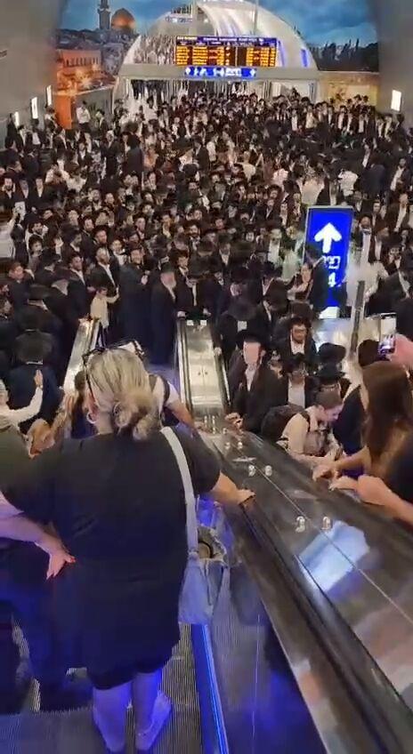 تظاهرات صهیونیست‌های حریدی‌ علیه خدمت اجباری سربازی