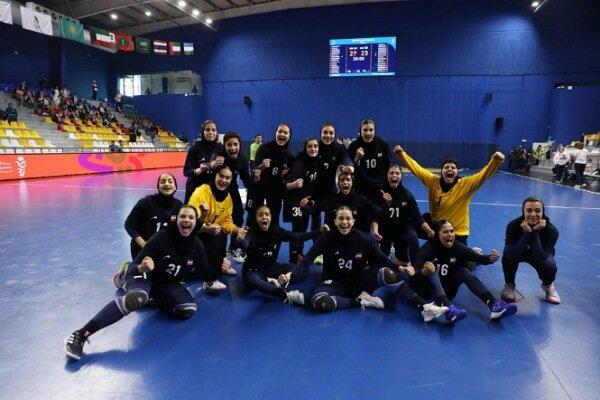 قهرمانی بدون شکست دختران هندبال ایران در بحرین