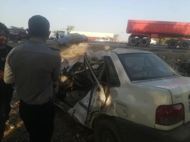 تصادف زنجیره‌ای در پارک ملی گلستان با ۲۱ مصدوم