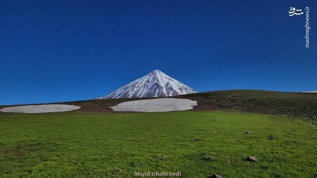تصویری زیبا از این روزهای دماوند