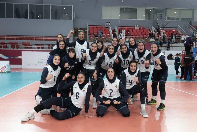 ببینید | ویدیویی متفاوت از قهرمانی دختران والیبالیست ایران در بازی‌های آسیایی