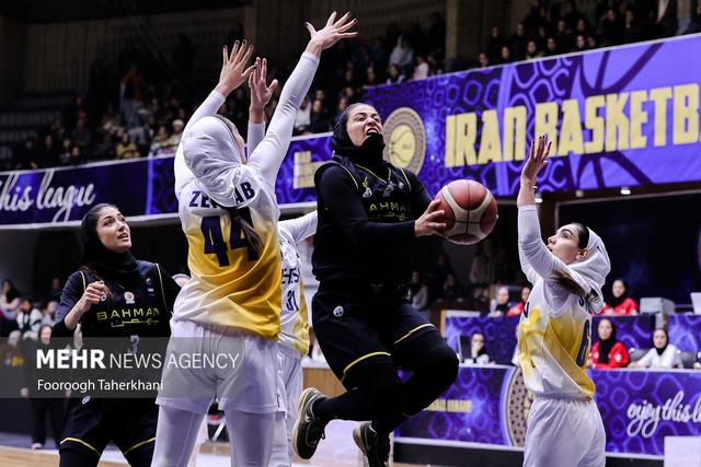 برد فینالیست ها، آبادانی ها و مشهدی ها در لیگ بسکتبال زنان