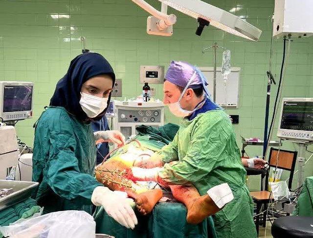 انجام نخستین عمل جراحی پیوند شریان در خراسان شمالی