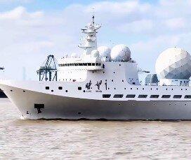 ظاهر جالب کشتی ردیاب ماهواره‌ و موشک