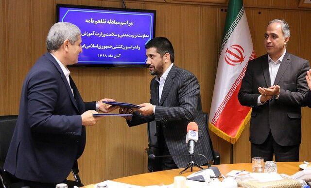 تفاهمنامه فدراسیون کشتی و آموزش و پرورش برای شکوفایی استعدادها در مدارس
