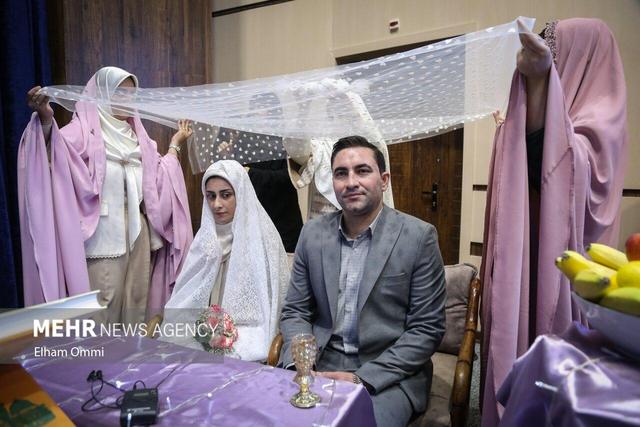 مراسم آئین وصال جشن ازدواج ۲۱۵ سرباز ولایت در سنندج