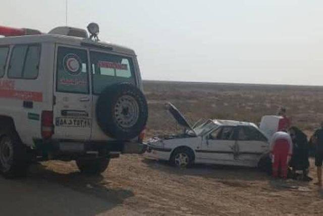 تصادف در جاده بوشهر - گناوه ۵ مصدوم داشت