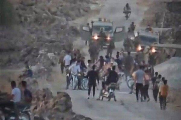 درگیری شدیدی جوانان سوری با نظامیان اسرائیلی