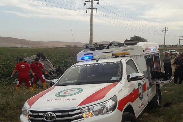 تصادف در محور نقده- ارومیه ۵ مصدوم برجای گذاشت