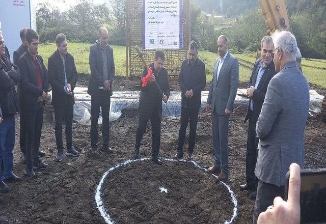 کلنگ زنی احداث آبگیر ایستگاه چلوند در طرح آبرسانی به آستارا زده شد