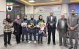 دختران عضو تیم ملی فوتسال با استقبال ورزش دوستان کرمانشاهی به زادگاهشان بازگشتند