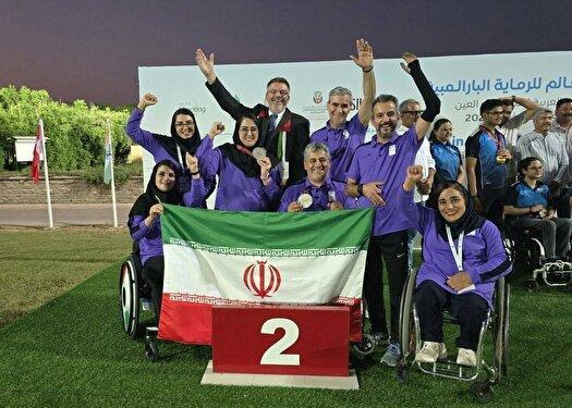 جام جهانی پاراتیراندازی؛ مدال نقره میکس تیمی تپانچه برای ایران