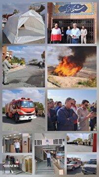 اجرای پدافند غیرعامل در مرکز صداو سیمای خراسان شمالی 