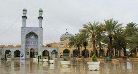 شتاب در توسعه عمرانی آستان مقدس امامزاده عبدالله (ع) بافق