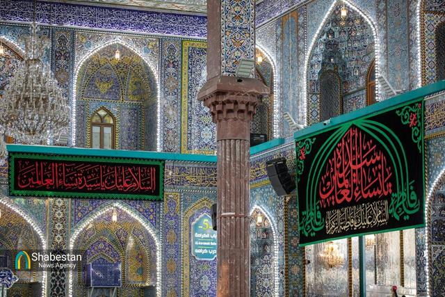 سیاه پوش شدن حرم امام حسین(ع) در آستانه ایام فاطمیه