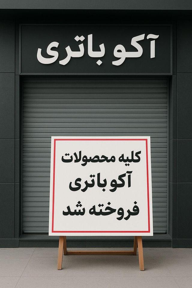 دلایل کمبود محصولات آکو باتری در بازار ایران