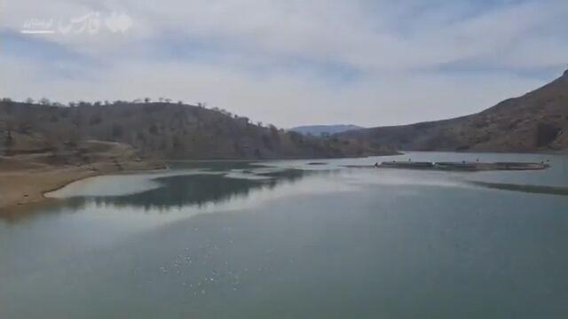 حجم ذخیره آب سد کوثر گچساران ۲۳ درصد کاهش یافت