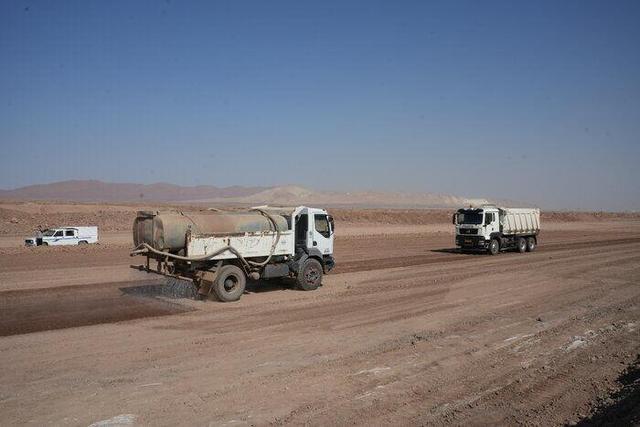 عملیات اجرایی باند فرودگاه قم به‌سرعت در حال اجراست