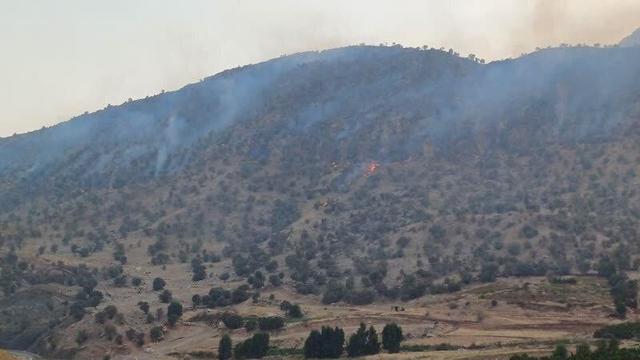 مهار آتش‌ ارتفاعات سرتیپ‌آباد برای حفظ تالاب هشیلان