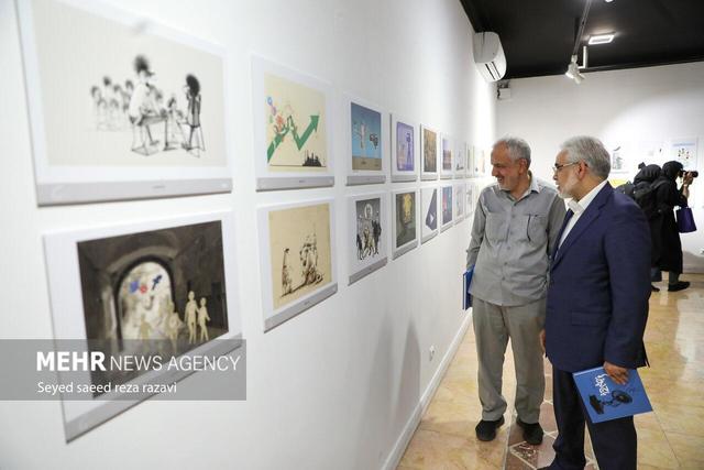 کاریکاتورهای برتر همدان در رقابت «کدخدای باد» معرفی می‌شوند