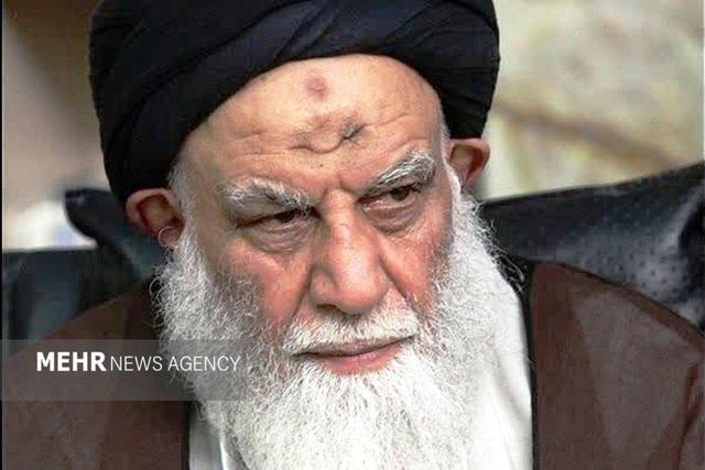 پیکر آیت‌الله سید طیب موسوی به خاک سپرده شد