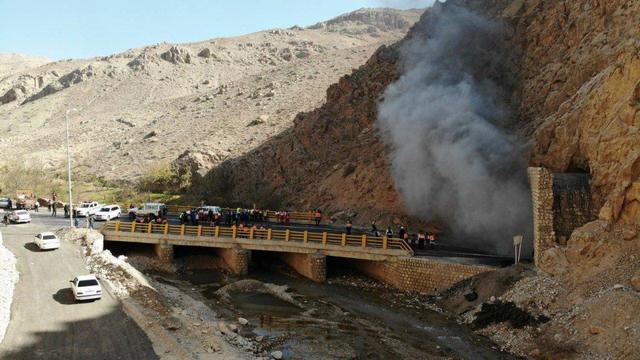 رزمایش انسداد تونل محور اسفراین به بجنورد با هدف سنجش آمادگی برگزار شد