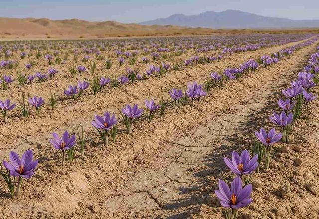 ۱۰۰ هکتار از اراضی کشاورزی کردستان زیر کشت زعفران است