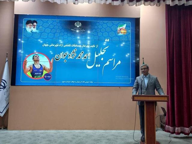 استاندار خراسان رضوی: عزم ما بازگرداندن روزهای خوب کشتی به استان است