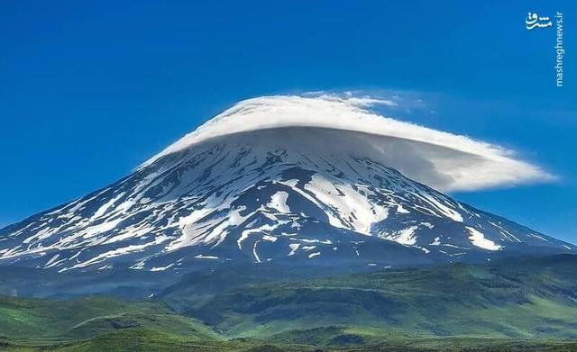 تصویری چشم نواز از دماوند زیبا
