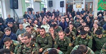 مراسم هفتمین روز شهادت سرهنگ دوم شهید میثم علیخواه در املش برگزار شد