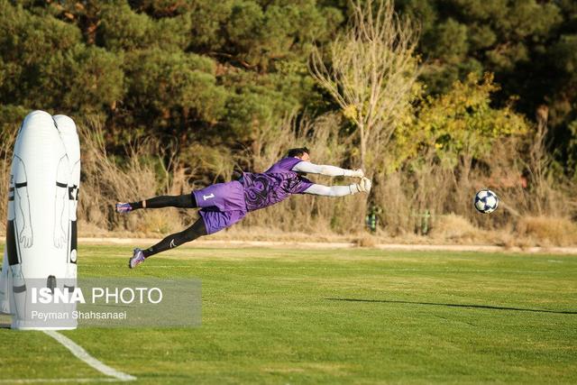تمرین تیم فوتبال سپاهان پیش دیدار با آخال ترکمنستان