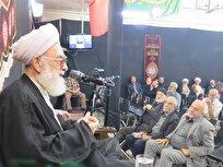 مراسم سوگواری ایام فاطمیه اول در دفتر مرحوم آیتالله فاضل لنکرانی برگزار شد