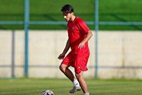 صادقی با پرسپولیس تمرین کرد