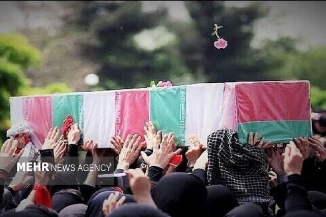 بدرقه ۹۶ شهید در ۱۲ آبان سال ۷۳ در کاشان