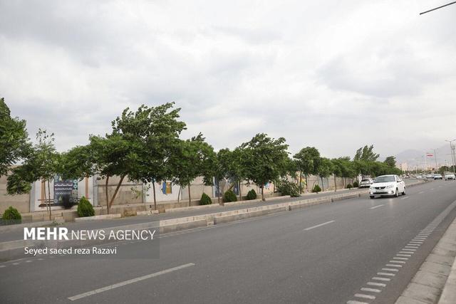 طوفان و کولاک در استان سمنان؛ کاهش دید در محورهای موصلاتی