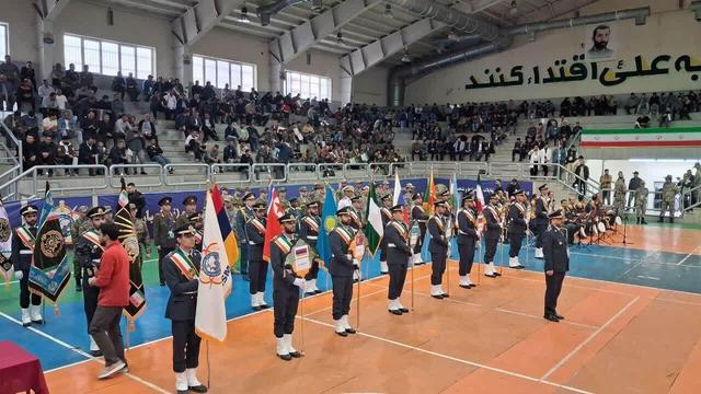 فیلم | مراسم افتتاحیه مسابقات وزنه‌برداری نظامیان جهان در بابلسر