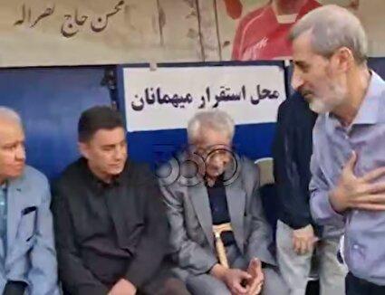 ببینید / بی‌توجهی محمد مایلی‌کهن و امیر قلعه‌نویی نسبت به یکدیگر در حاشیه جام یونس شکوری