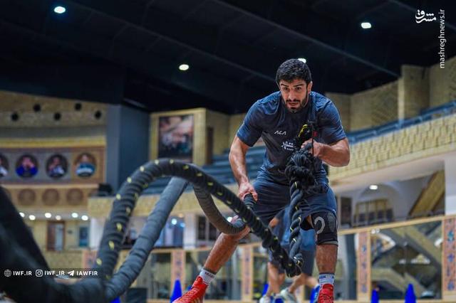 عکس/ تمرین تیم ملی کشتی آزاد بزرگسالان