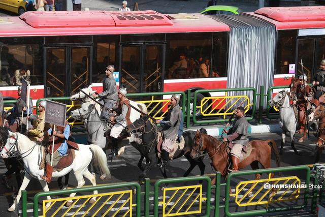 سربازان هخامنشی در خیابان های تهران