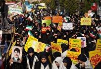 مردم شیراز با شعارهای ضد استکباری وحدت خود را به رخ دشمن کشیدند + تصاویر