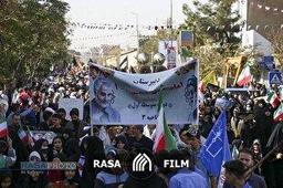 خروش دانشآموزان در لبیک به امام خامنهای