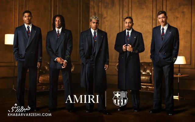 ویدیو| همکاری بارسلونا با برند لوکس لباس امیری!