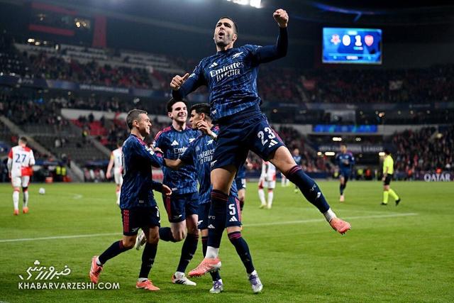 اسلاویا پراگ ۰ - آرسنال ۳/ لیگ قهرمانان در قرق توپچی‌ها/ شاگردان آرتتا صدرنشینی را خوب بلد شدند