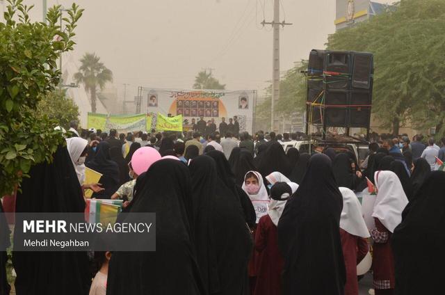 اجتماع یوم‌الله ۱۳ آبان در شهر هشتبندی