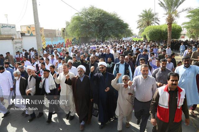راهپیمایی ۱۳ آبان ۱۴۰۴ در ایرانشهر