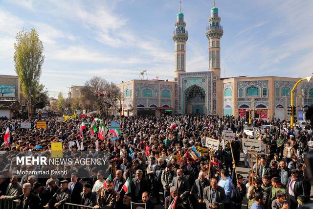 راهپیمایی ۱۳ آبان در اردبیل