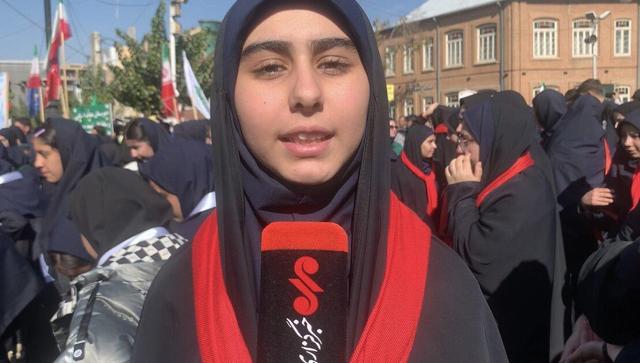 دانش آموزان ارومیه ای: تا نابودی اسراییل پای انقلاب ایستاده ایم